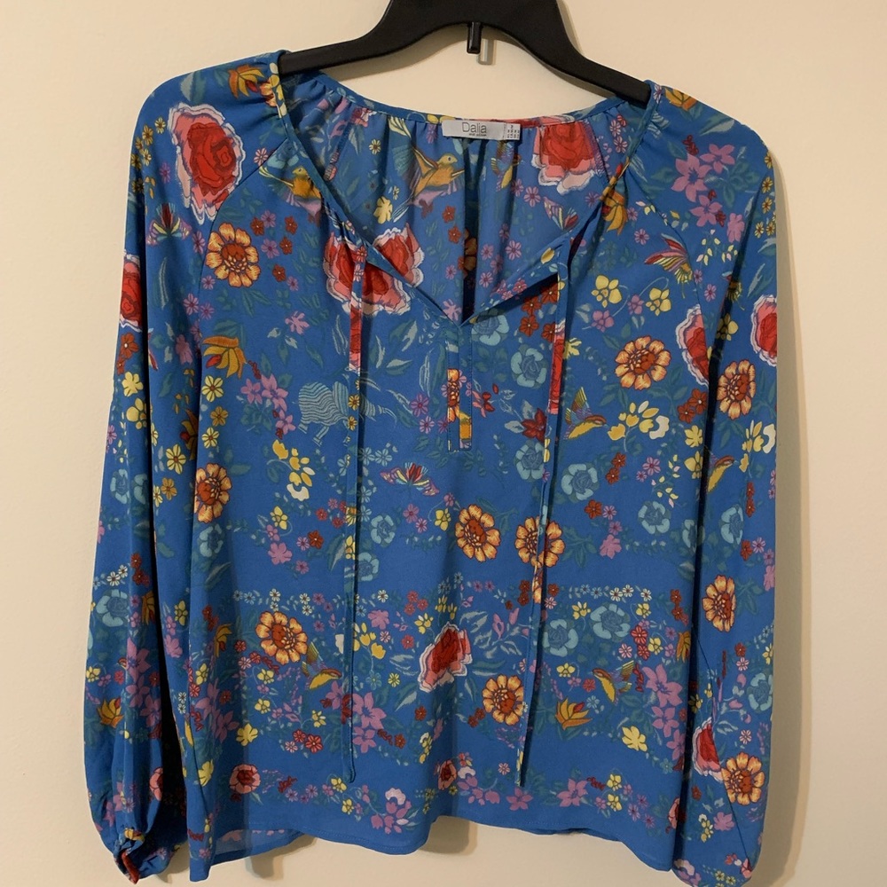 DALIA Floral Top size Medium - Picture 1 of 13